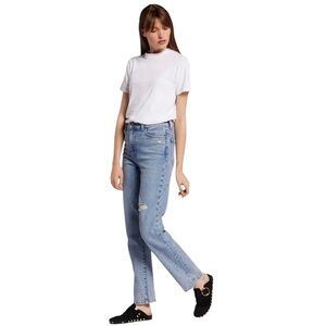 Current/Elliott The Soulmate High Rise Slim Straight Jeans